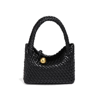 ASTRID™ | Elegant Leather Bag with Gold Accents