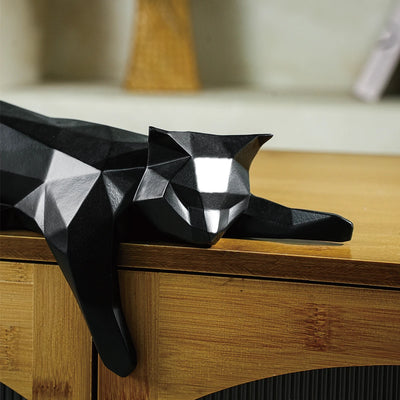 Elvianne - Geometric Cat Sculpture