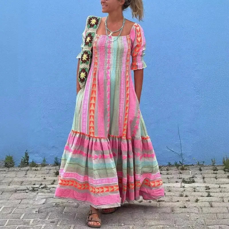Karla - Vibrant Boho Dress