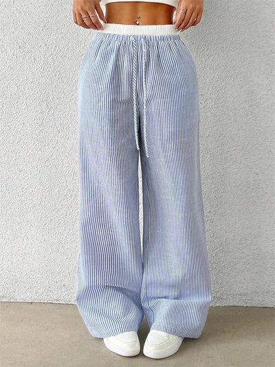 Jane - Casual Striped Pants