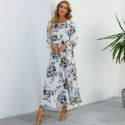 Marga – Floral Long Sleeve Maxi Dress