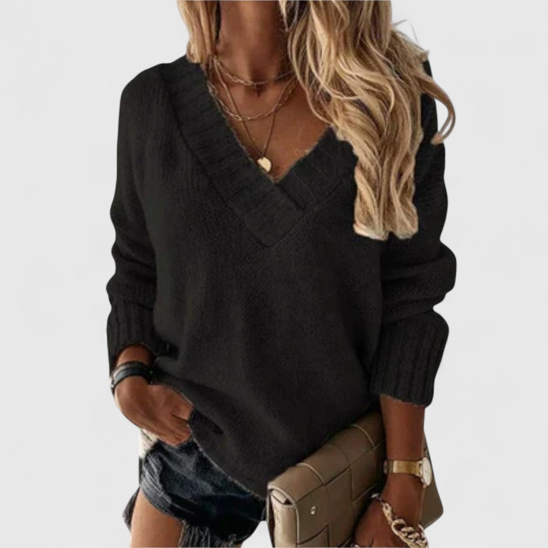 Jane - Cozy V-Neck Sweater