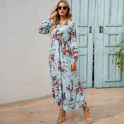 Marga – Floral Long Sleeve Maxi Dress