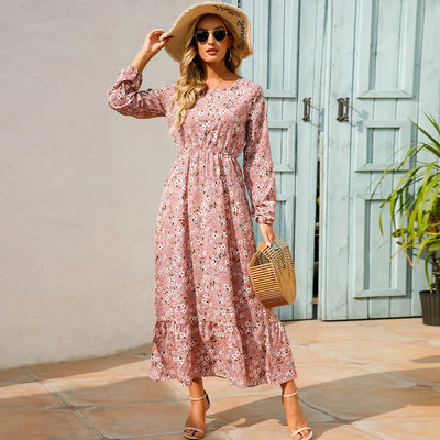 Marga – Floral Long Sleeve Maxi Dress