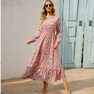 Marga – Floral Long Sleeve Maxi Dress