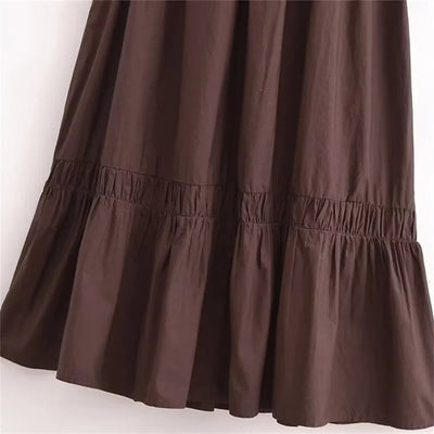 Jackie - Rose Detail Halter Dress