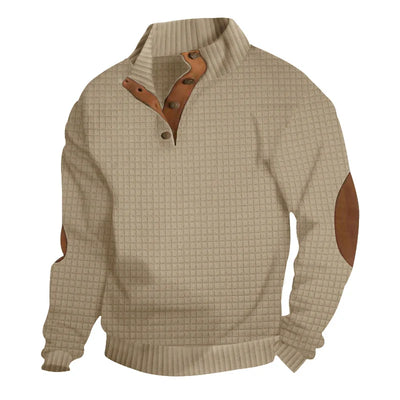Devonshire™ | Quilted Quarter-Button Jumper