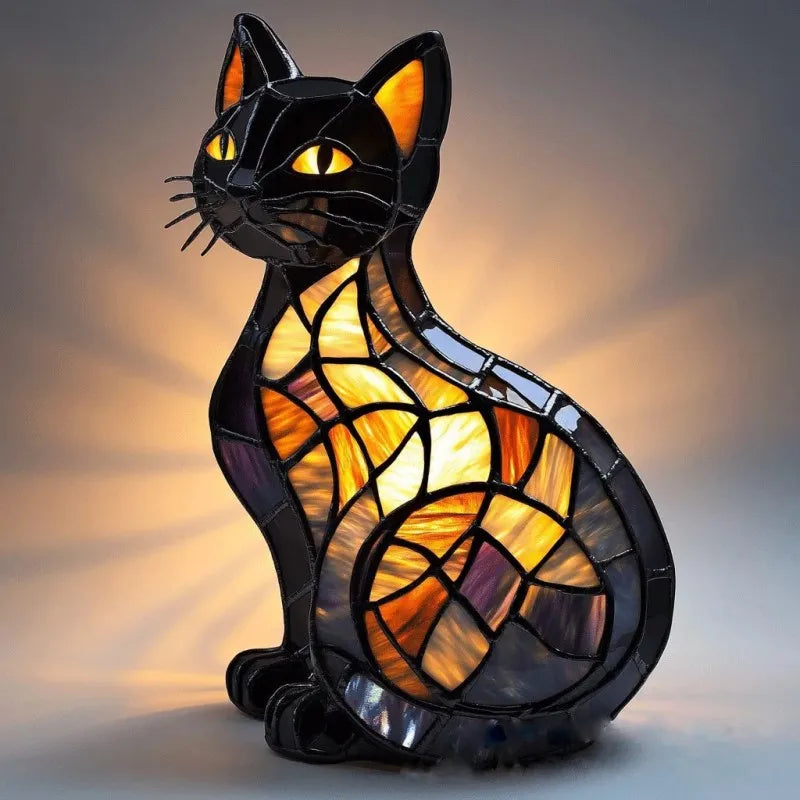 Radiant Midnight Cat Lamp
