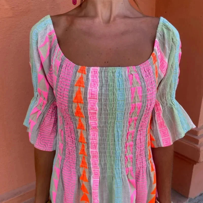 Karla - Vibrant Boho Dress