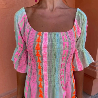 Karla - Vibrant Boho Dress