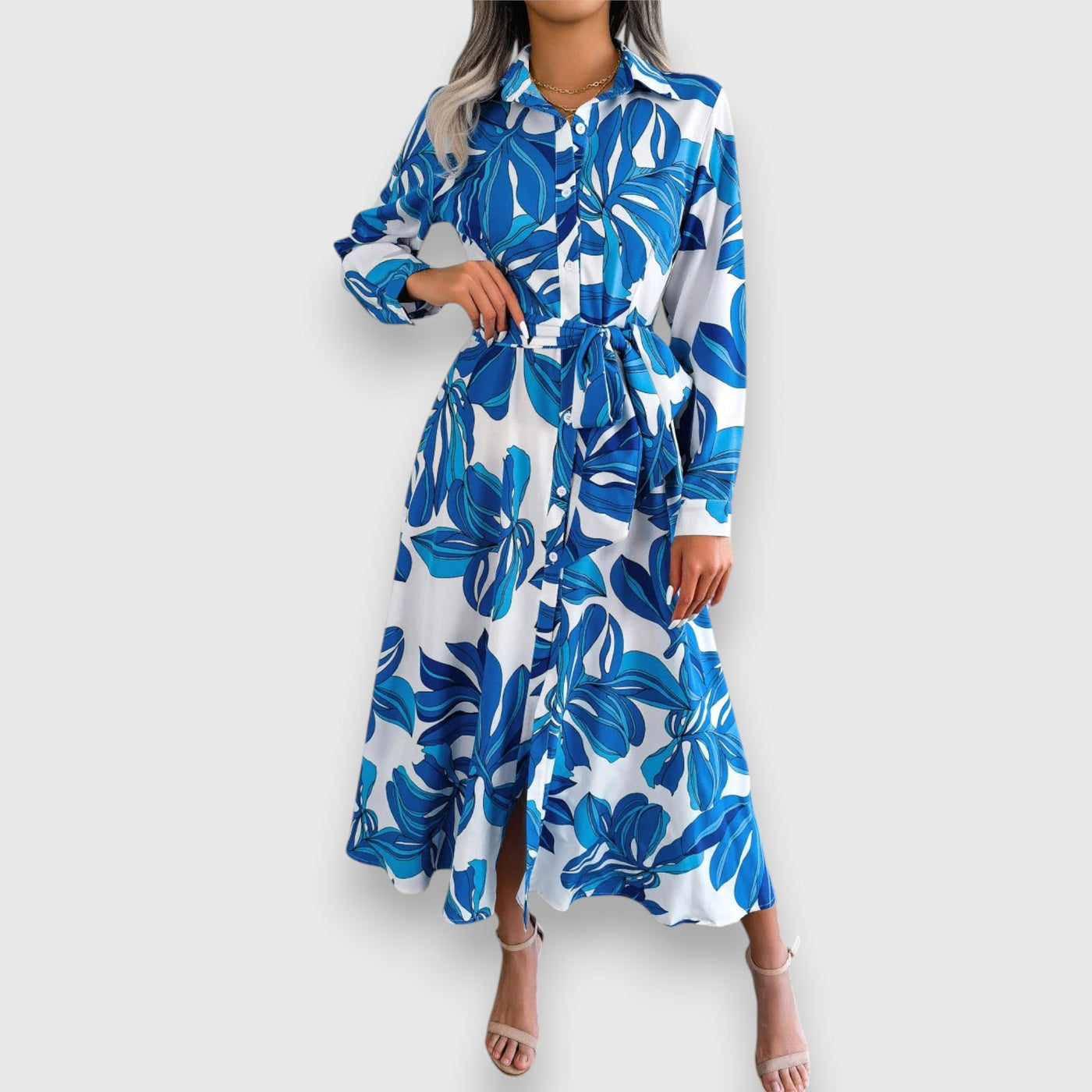 Elora – Flowing Shirt Dress