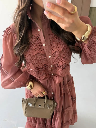 Lexi - Embroidery Maxi Dress