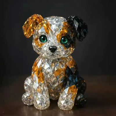 Crystal-Effect Animal Figurine