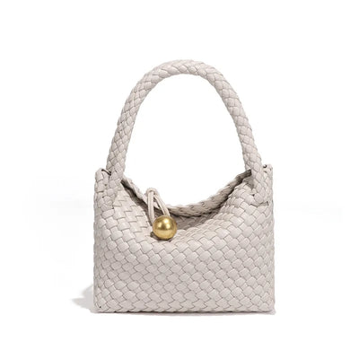 ASTRID™ | Elegant Leather Bag with Gold Accents