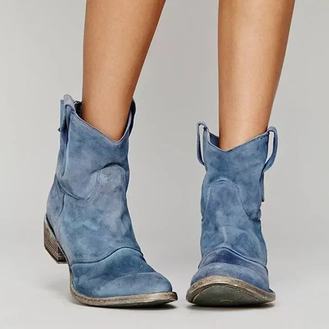 Fria – Distressed Ankle Boots