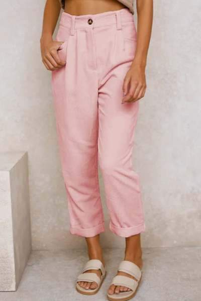 Sarah – Relaxed Corduroy Trousers
