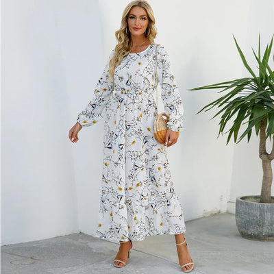 Marga – Floral Long Sleeve Maxi Dress
