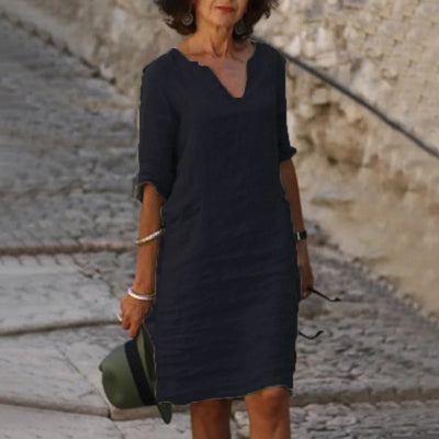 Delaney – V-Neck Casual Dress