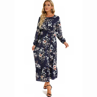 Marga – Floral Long Sleeve Maxi Dress