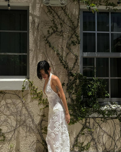 Lilac | Delicate Sheer Dress