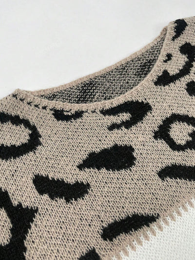 Olivia – Chic Leopard Print Jumper