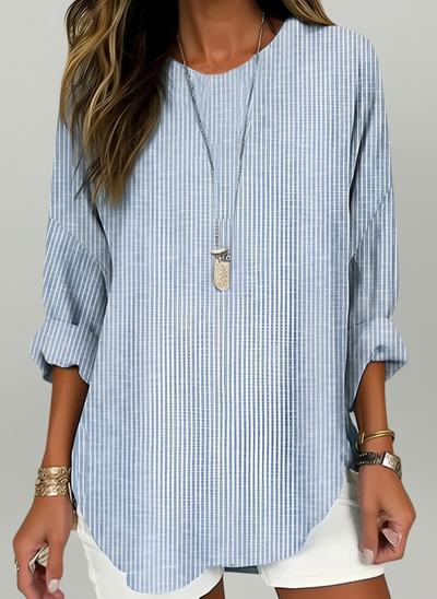 Ria - Trendy Striped Blouse