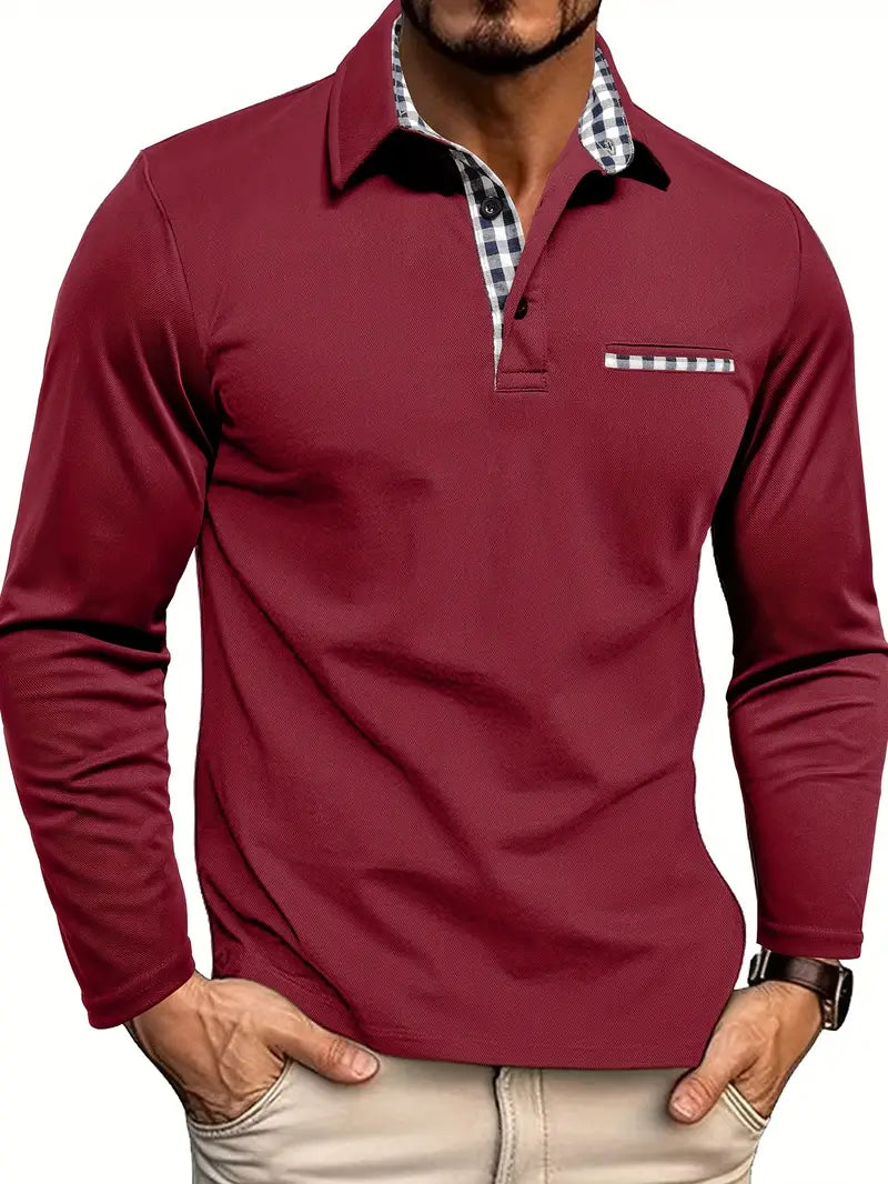 Elijah – Premium Long Sleeve Polo
