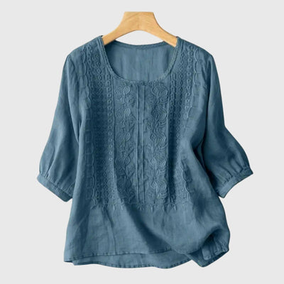 Alora - Classic Floral Blouse