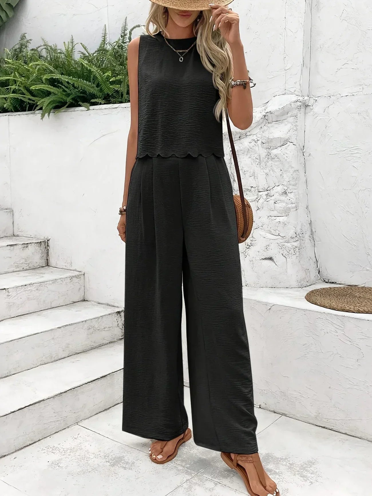 Phaedra – Sleeveless Two-Piece Set