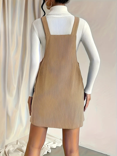Lana – Corduroy Pinafore Dress