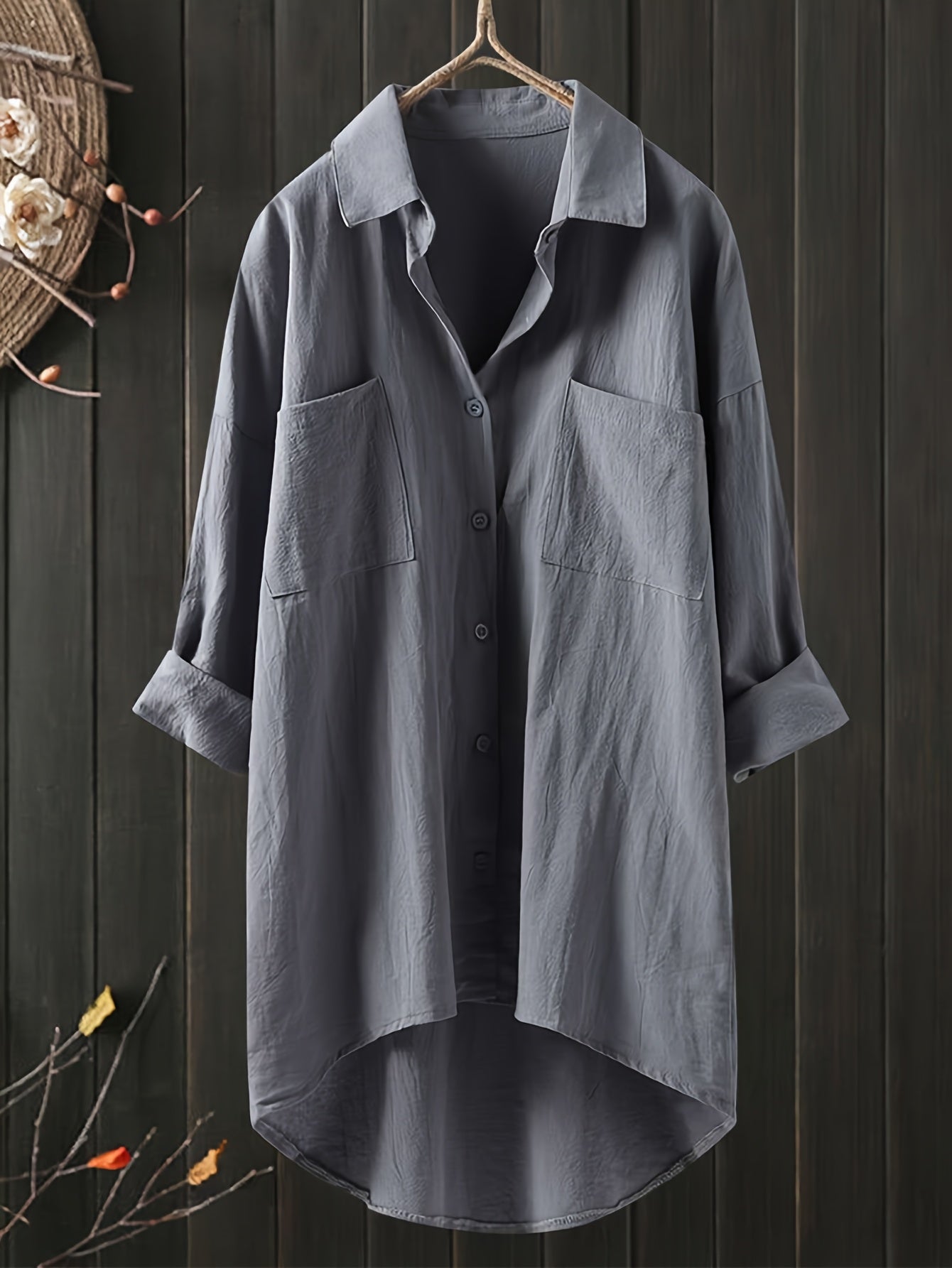 Georgia – Relaxed Oversized Button-Up Shirt