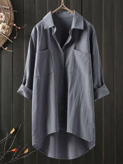 Georgia – Relaxed Oversized Button-Up Shirt