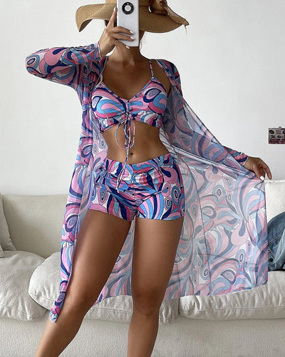Celia – Retro Wave Swim Set