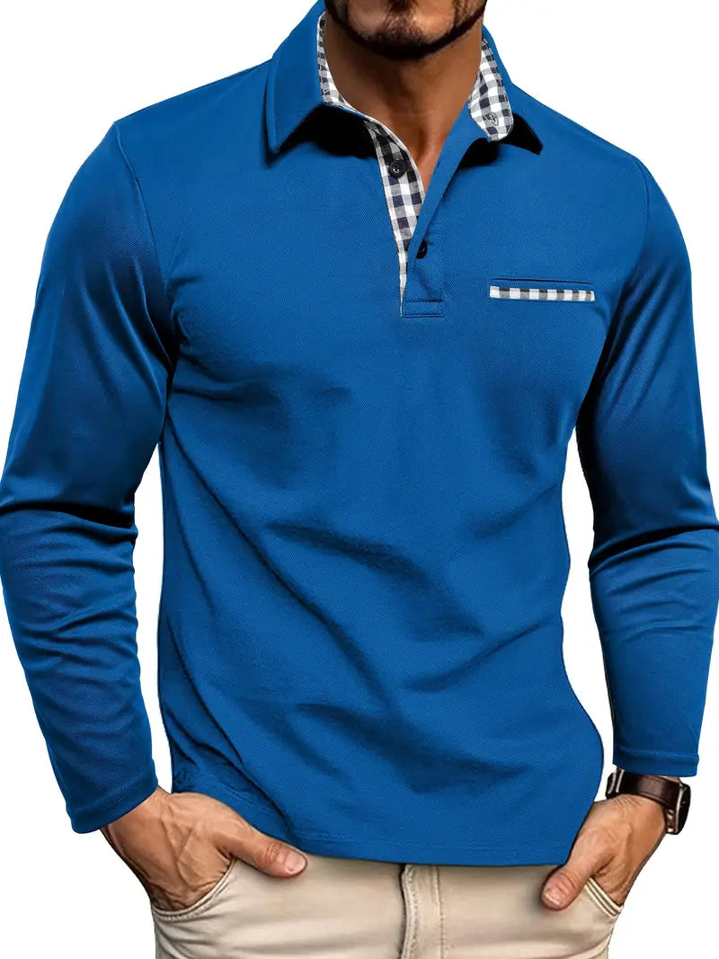 Elijah – Premium Long Sleeve Polo