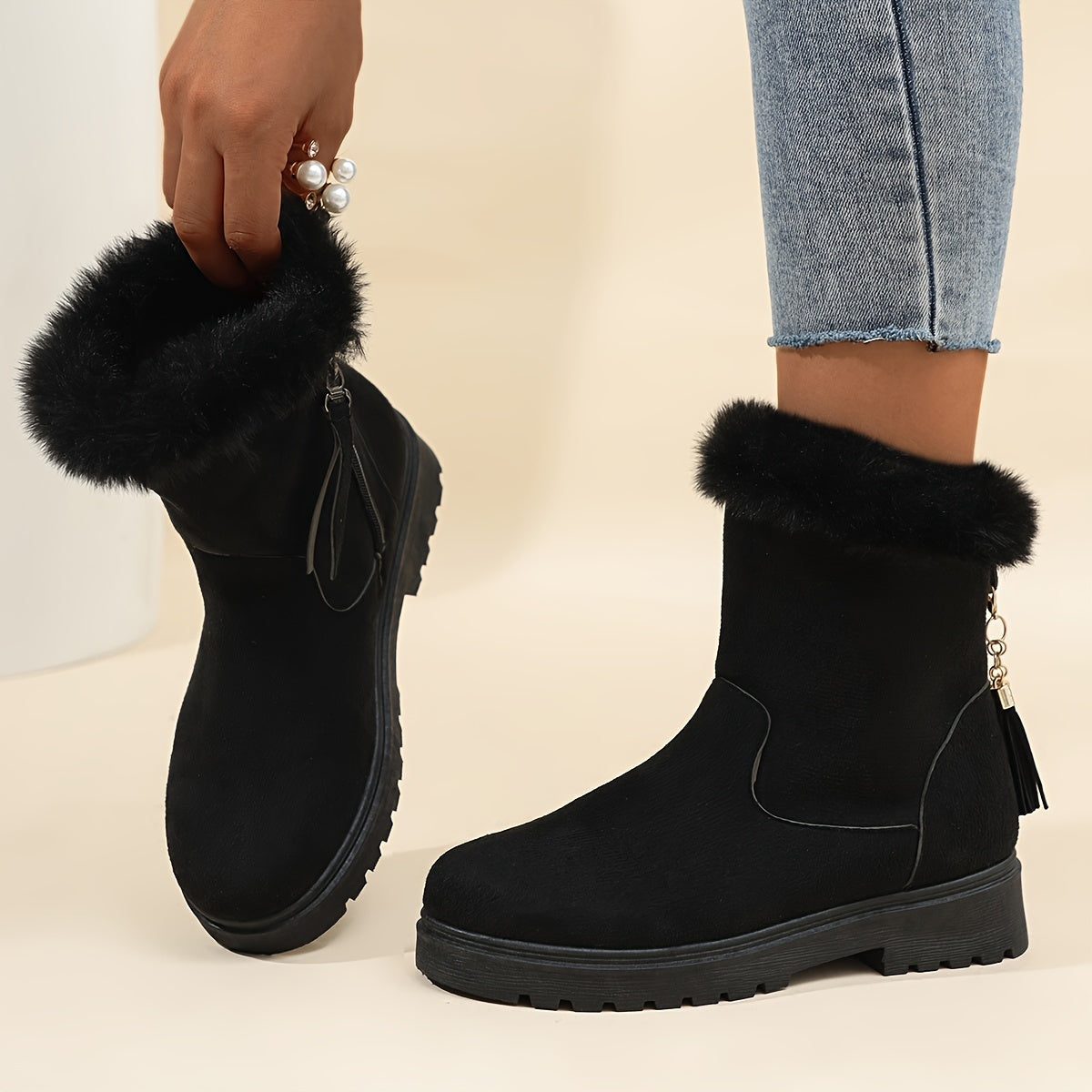 Nero -  Black winter boots