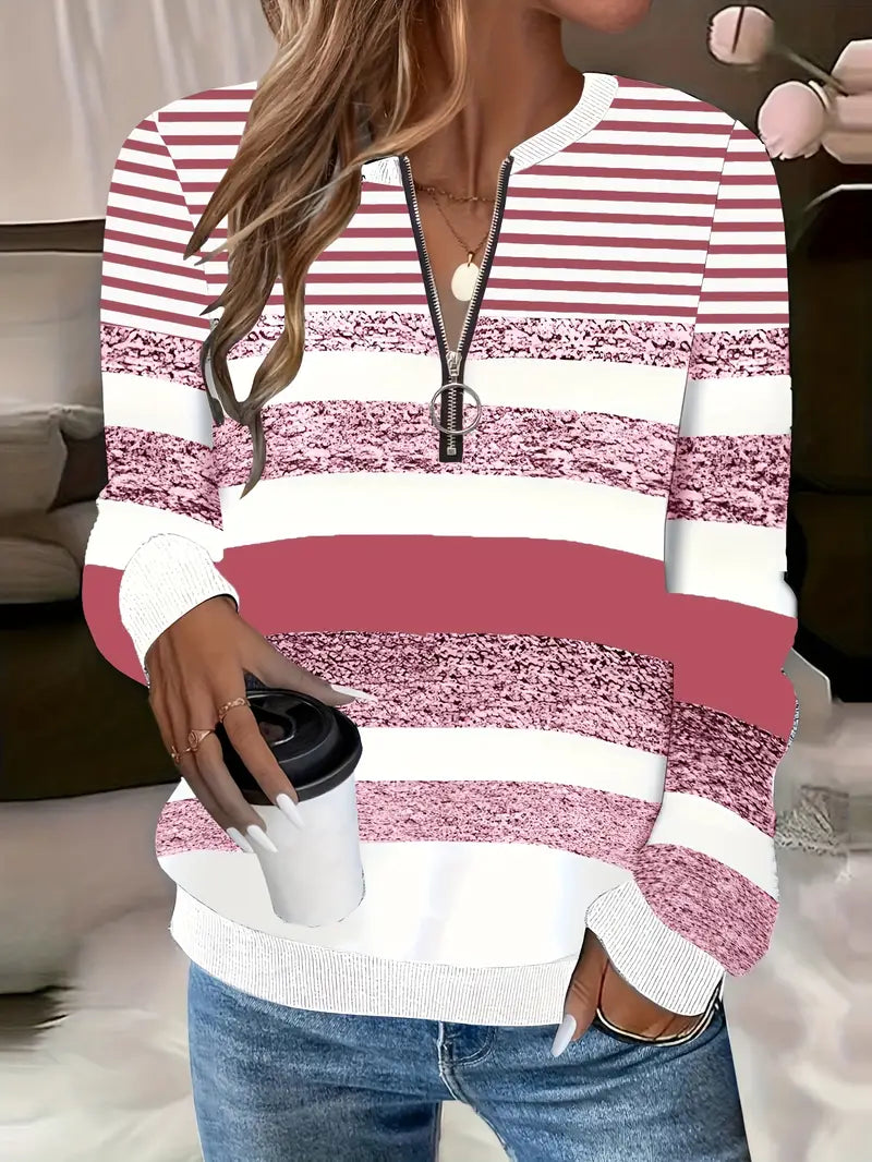 Amelie - Ladies' zip-up jumper