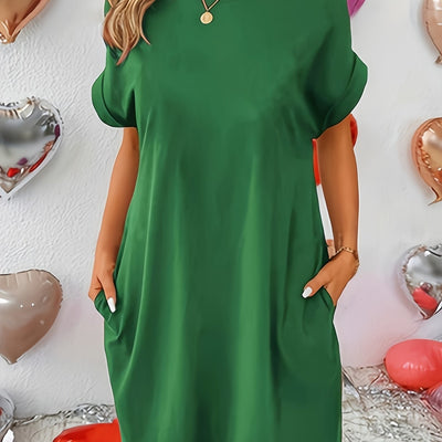 Chedie – Relaxed Batwing T-Shirt Dress