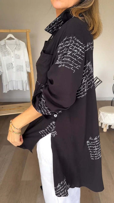 Florence – Oversized Printed Shirt