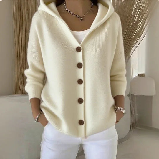 Evelyn | Hooded Gilet with Buttons