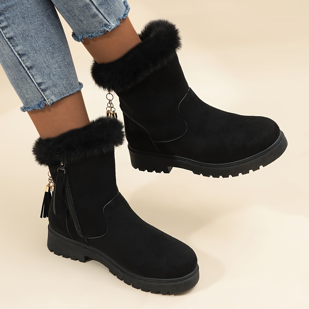 Nero -  Black winter boots