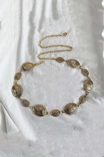 Raegan | Retro Geometric Waist Chain