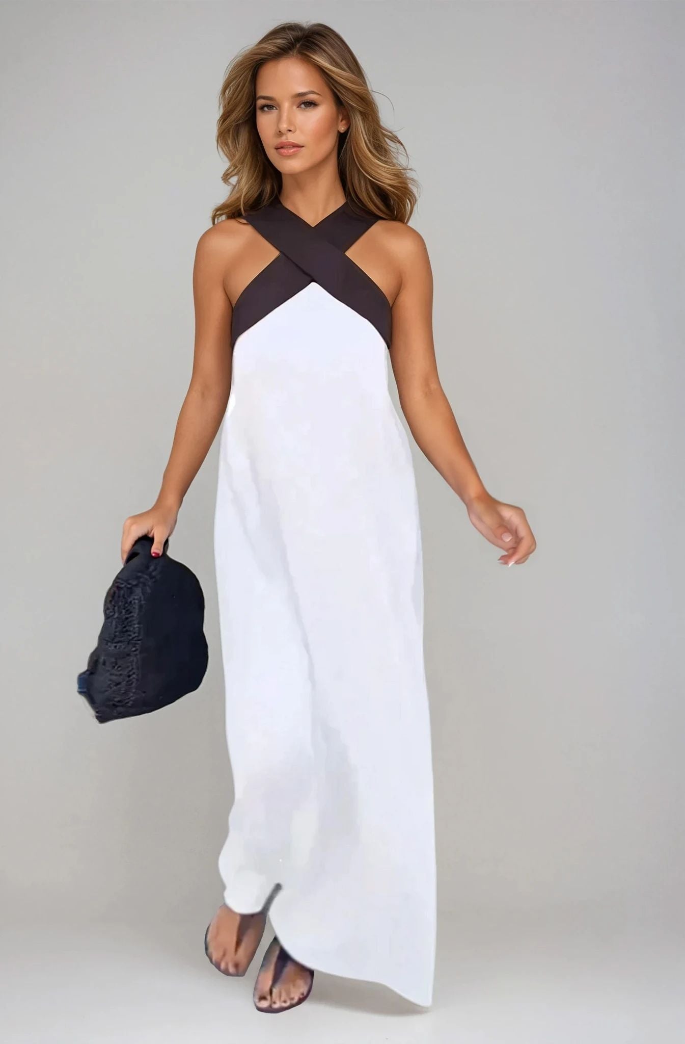 Nyra – Halter Maxi Dress