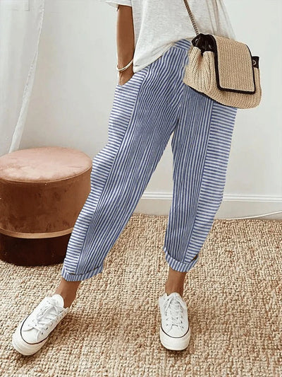 Rory – Striped Relaxed Trouser