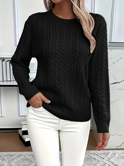 Bernila – Ladies' Cable Knit Jumper
