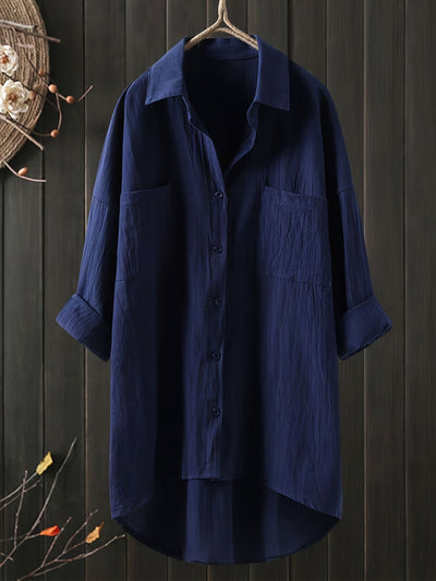 Georgia – Relaxed Oversized Button-Up Shirt