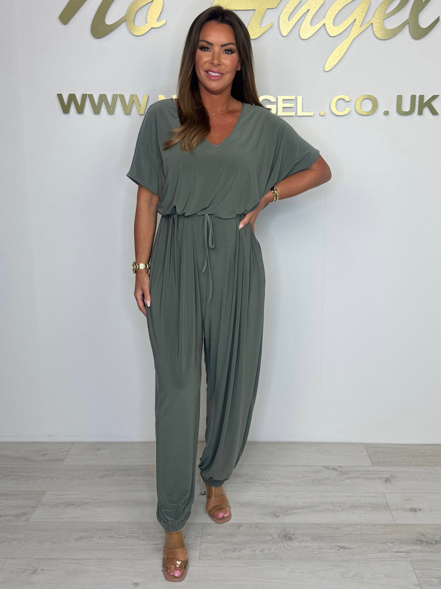 Luneth – Relaxed Drawstring Jumpsuit