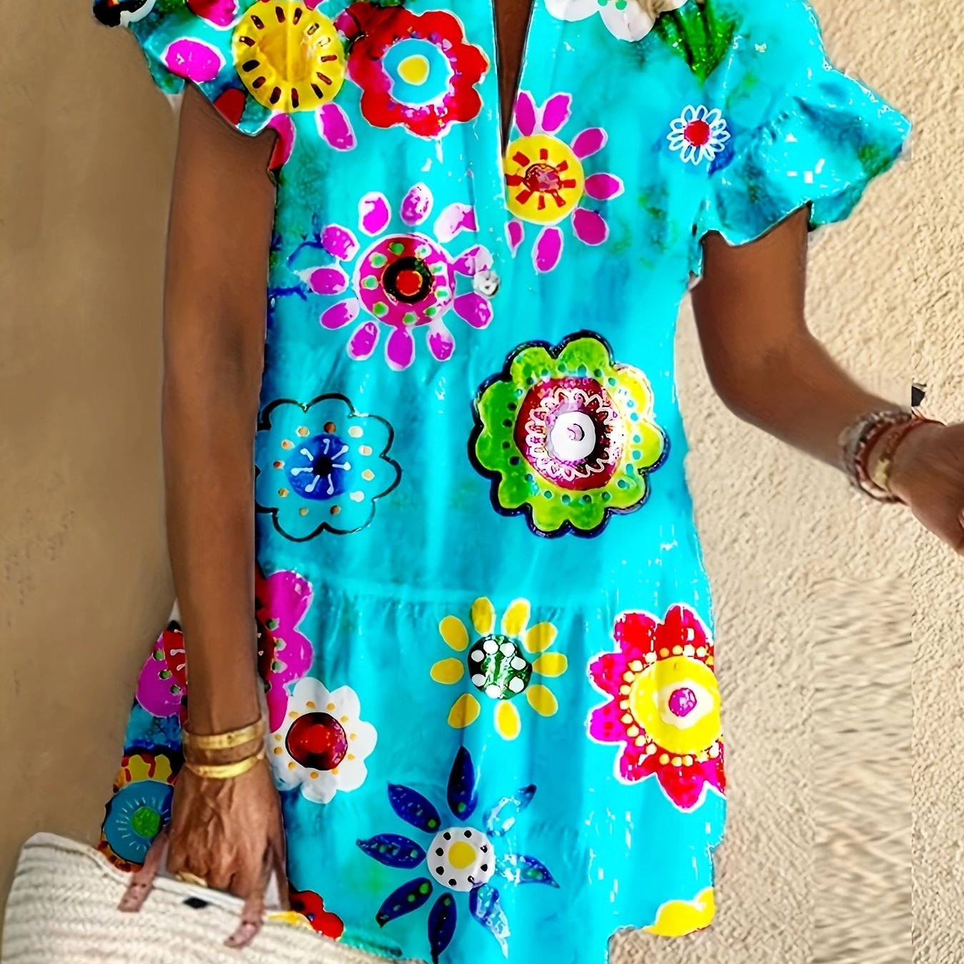 Tilly - Chic Curves Floral Maxi Dress