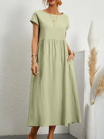 Saffron - Vintage Comfortable Summer Dress