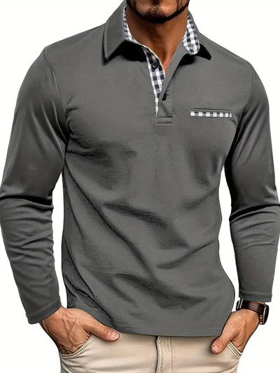 Elijah – Premium Long Sleeve Polo