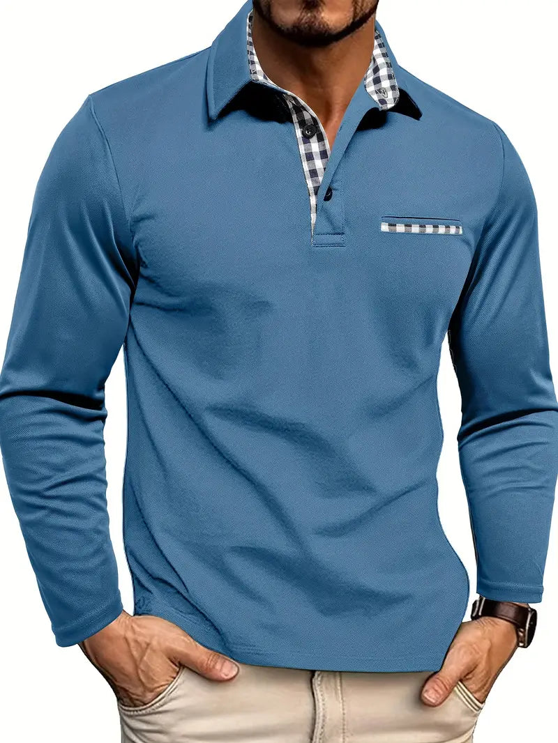 Elijah – Premium Long Sleeve Polo